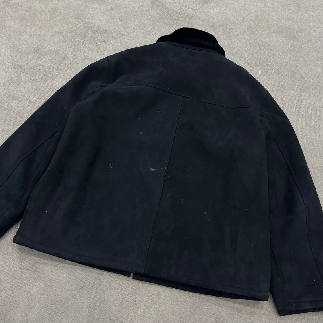 105 AMAS 스웨이드 퍼 카라 자켓 상품이미지3