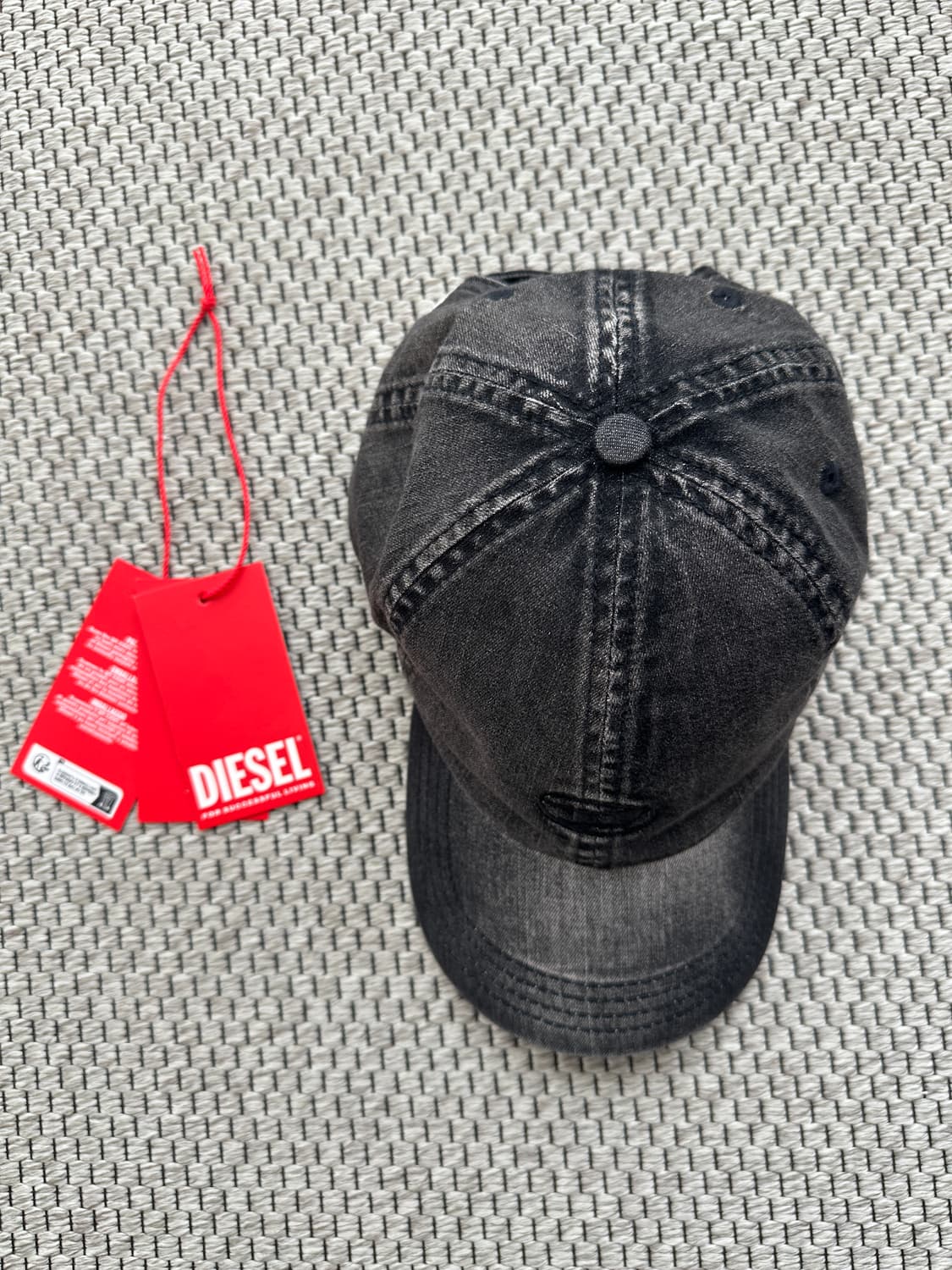 [2] 디젤 C-게이블 스트레치 데님 볼캡 블랙 상품이미지2