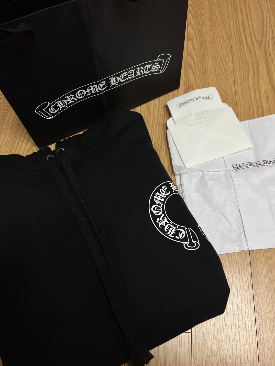 크롬하츠 홀스슈 플로랄 후드 S (풀구성품) 상품이미지9