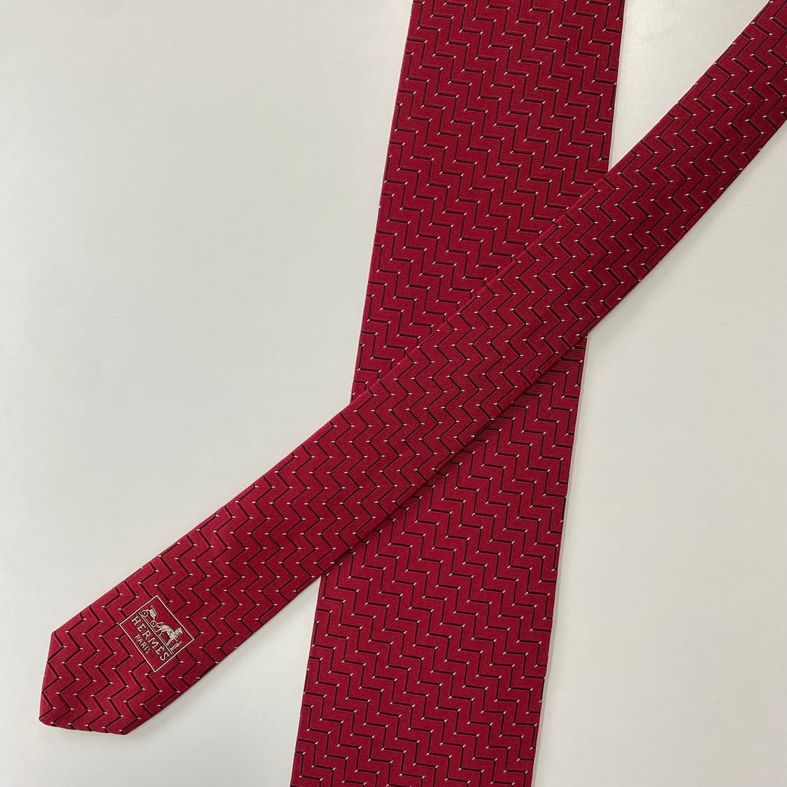 에르메스 명품 정품 넥타이(HERMES) 상품이미지4