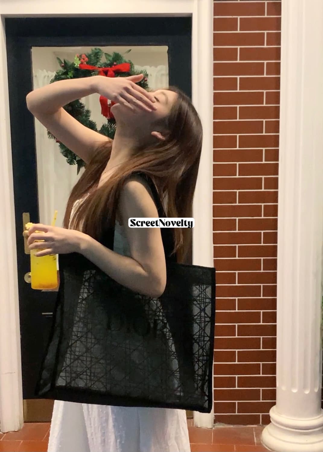 디올뷰티 까나쥬 메쉬 
에코백 블랙 무료배송 상품이미지3