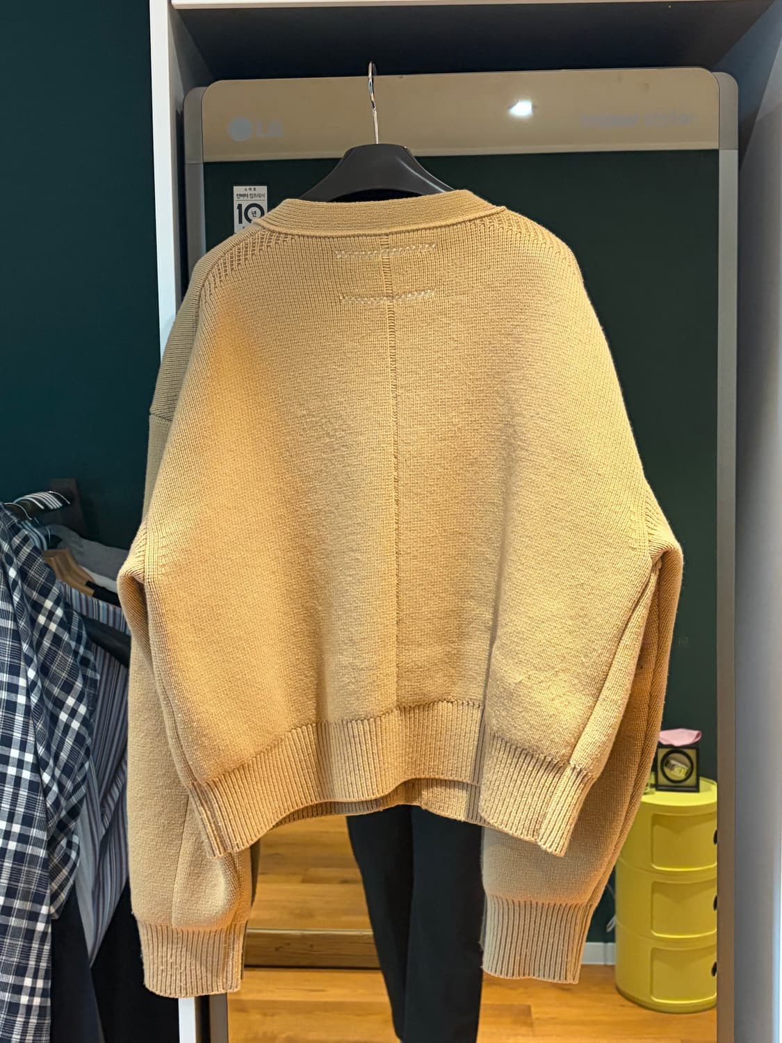 렉토 24FW 루즈 컴팩트 니트 가디건 L (어깨 부분 미세 실풀림) 상품이미지2