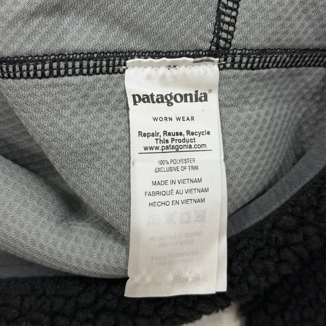 파타고니아 클래식 레트로 X 후리스 자켓 블랙 XS 상품이미지6