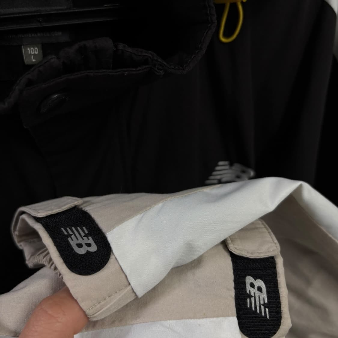 뉴발란스 내피 후드폴더블 바람막이 상품이미지4