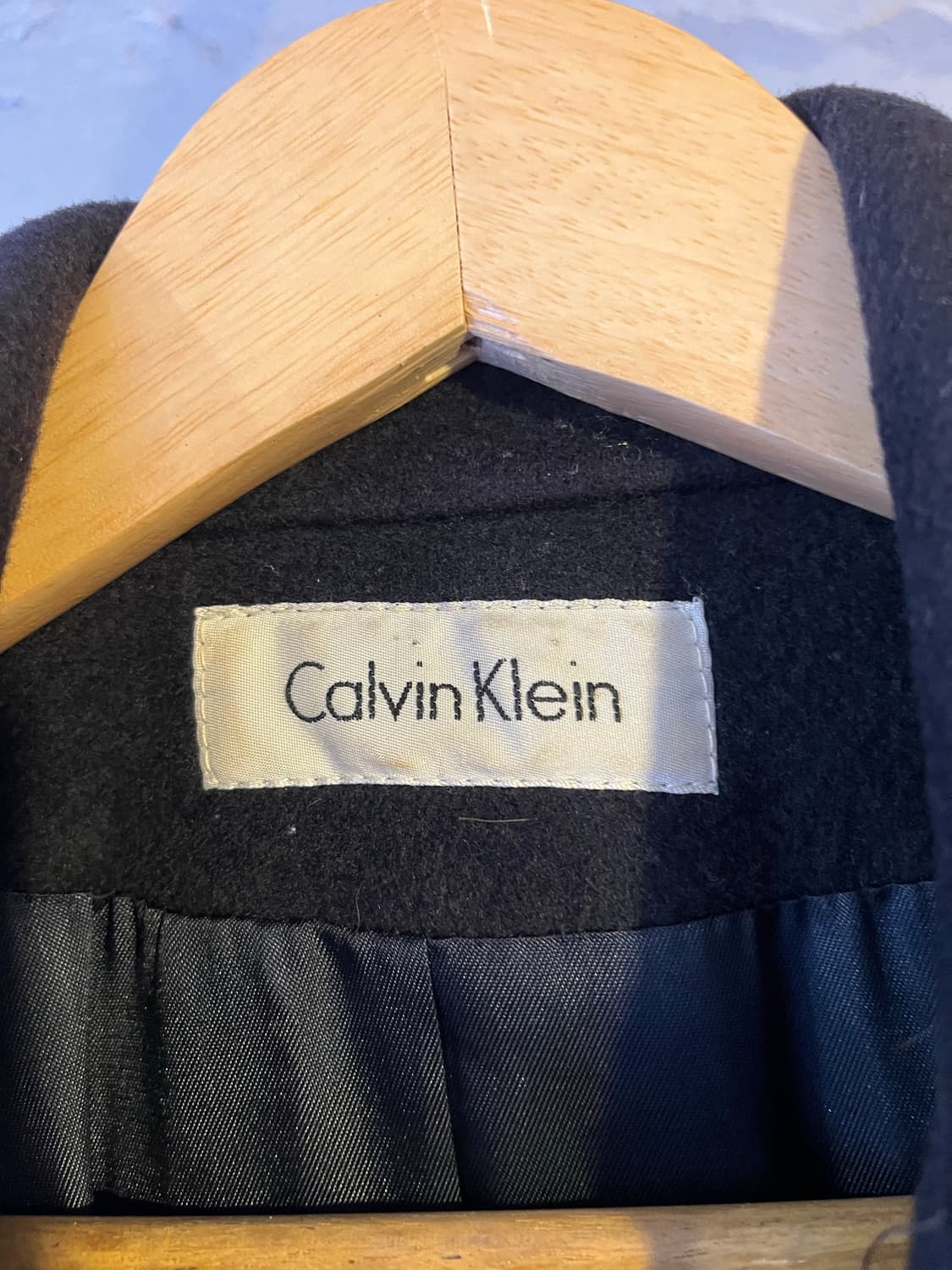90년대 캘빈클라인 울 피코트(미국제) 상품이미지3