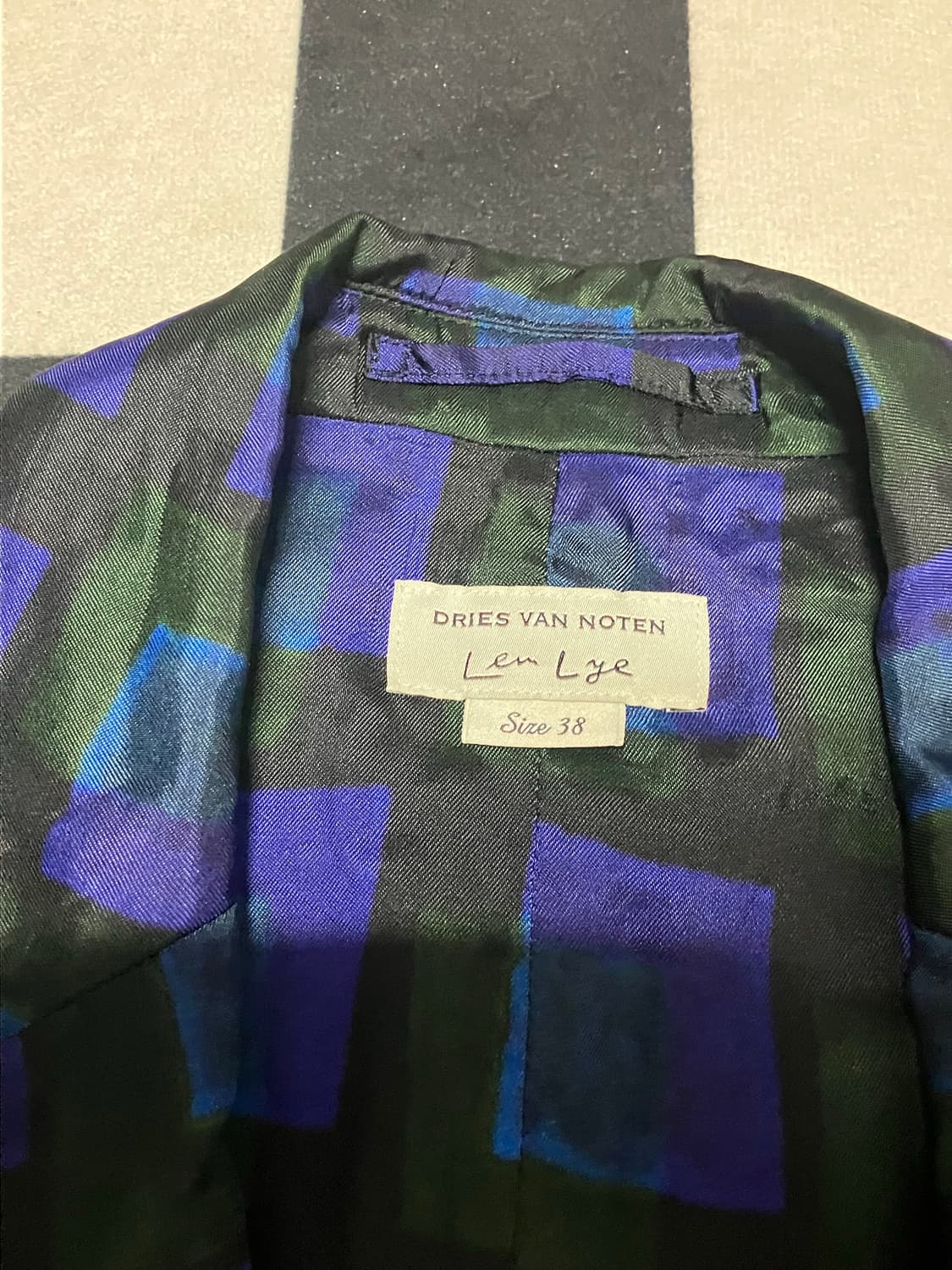 Dries van noten Len Lye 비스코스 블레이저 베스트 상품이미지2