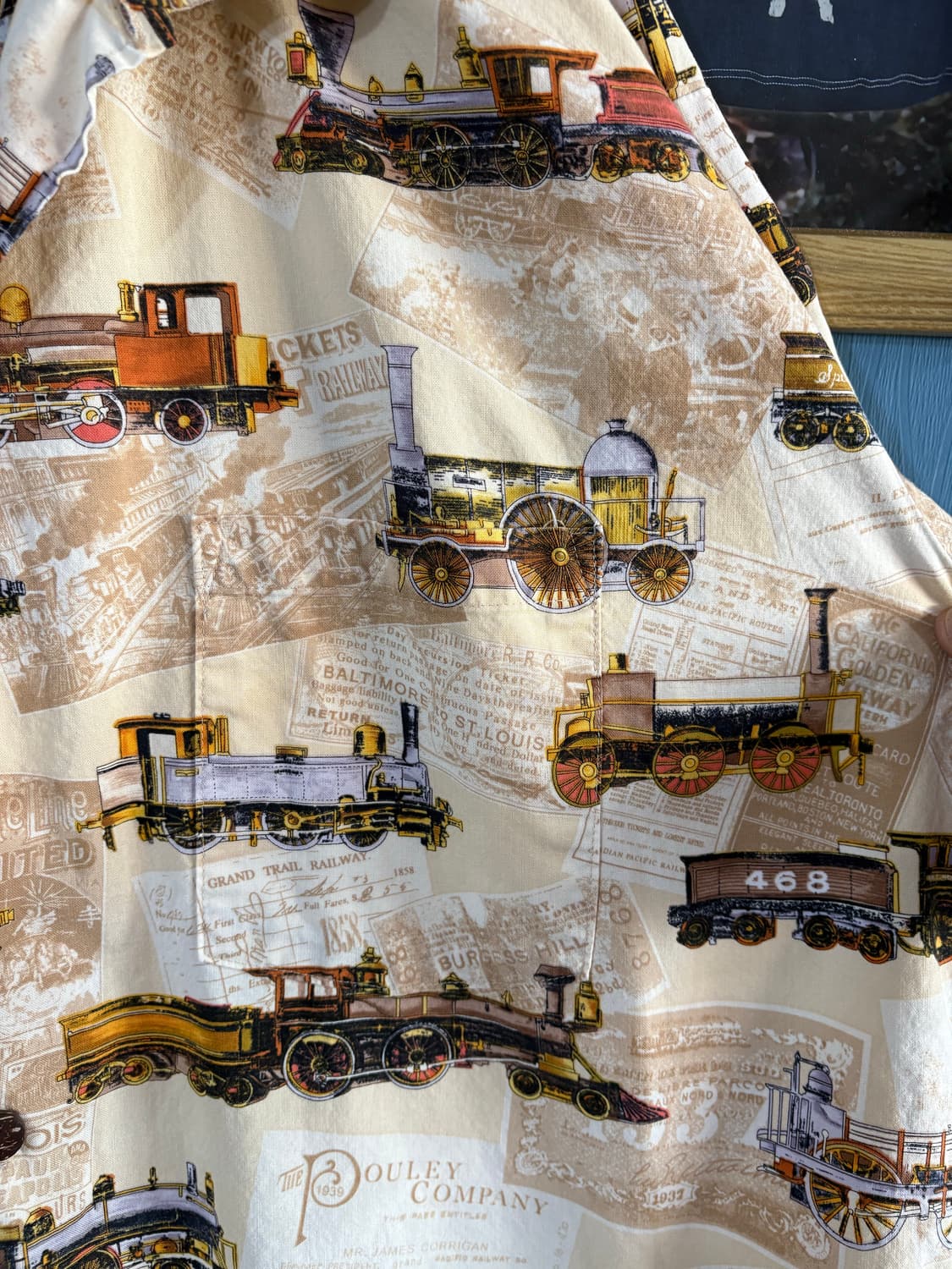90s Vtg Max Boxxer Railway Shirt.  상품이미지5