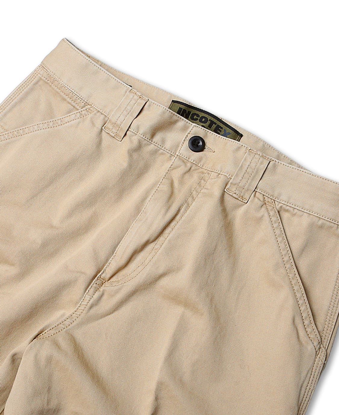인코텍스 [Incotex] 코튼 베이지 루즈 핏 워크 팬츠 상품이미지3