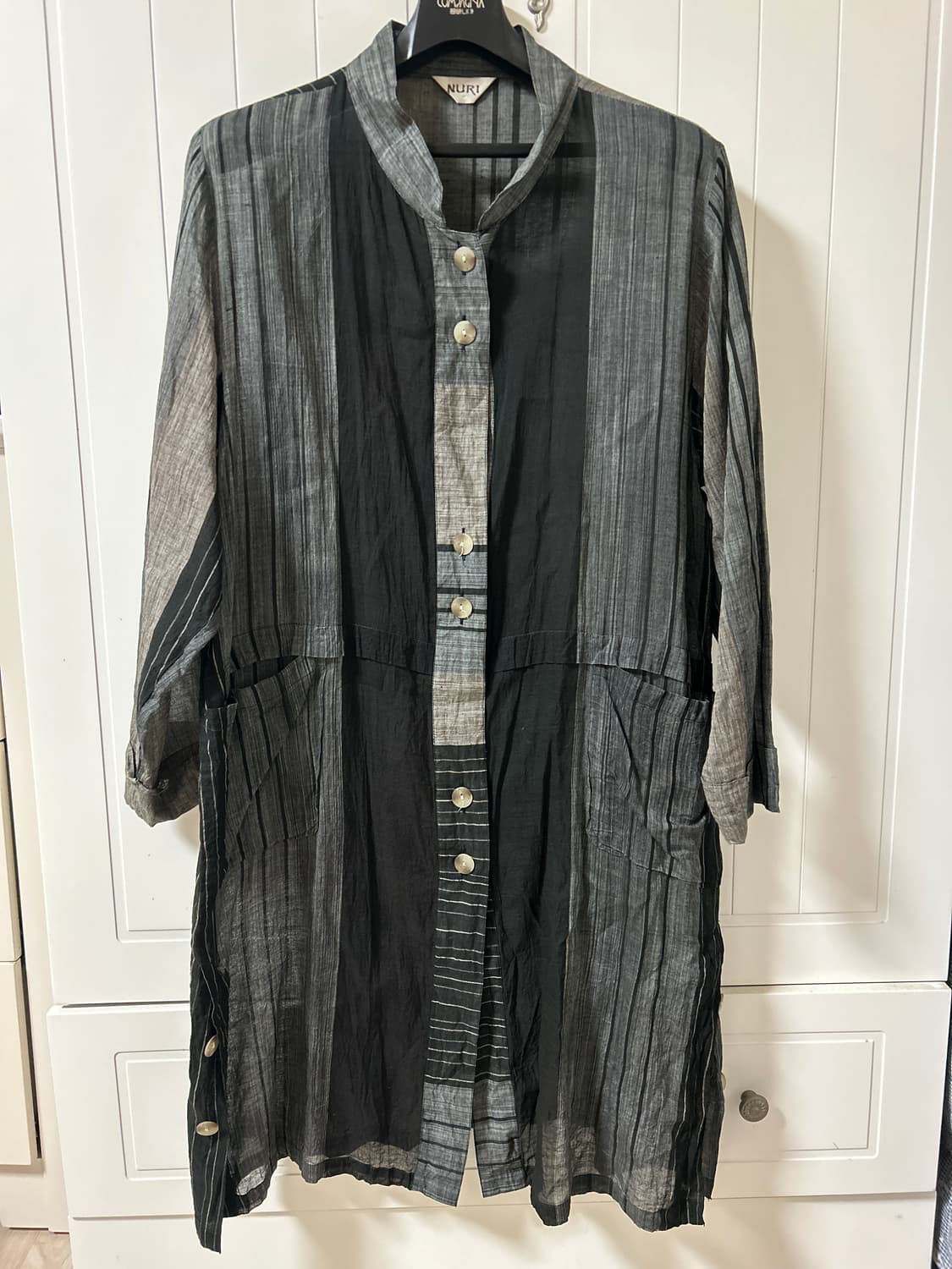 빈티지 기모노 스타일 린넨 자켓 상품이미지1