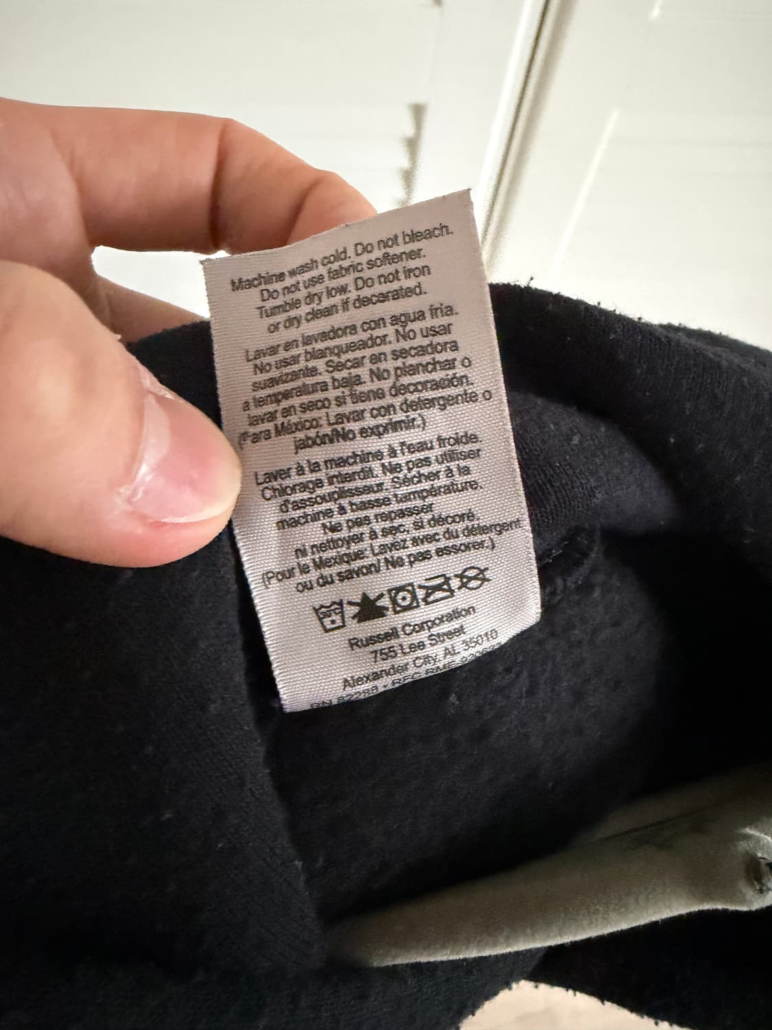 [XL] 00s 50/50 러셀 후드티 블랙 상품이미지3