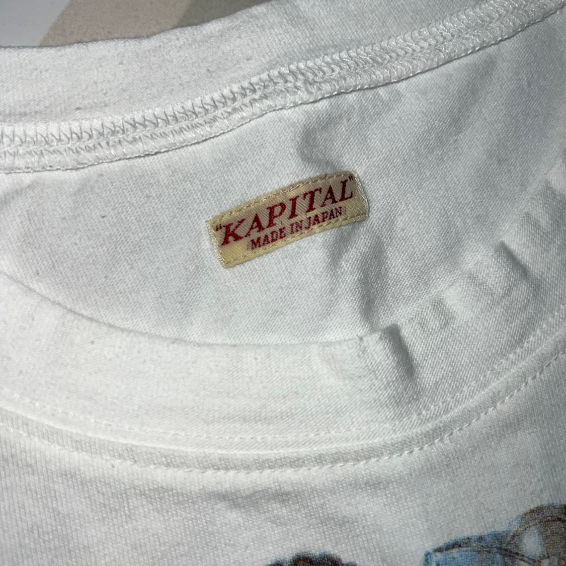 KAPITAL 콘초 벨트 프린트 티셔츠 (XL / Made in Japa 상품이미지3