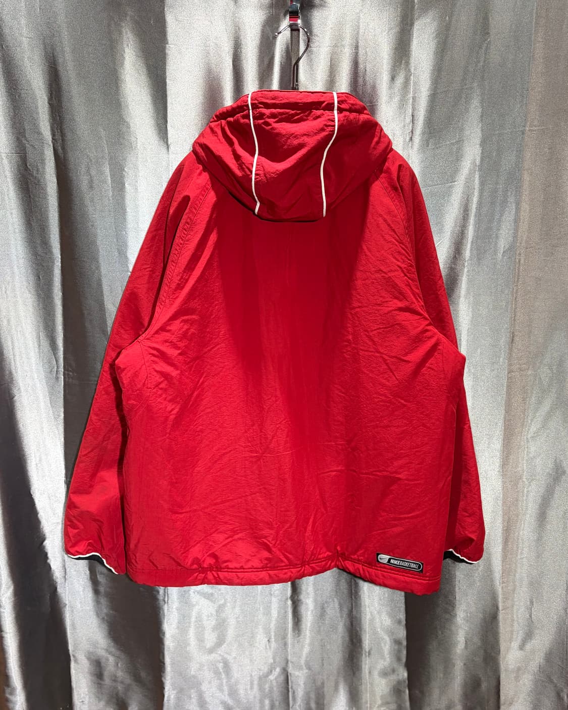 L 나이키 스우시 베스킷볼 레드 후드 자켓 상품이미지3