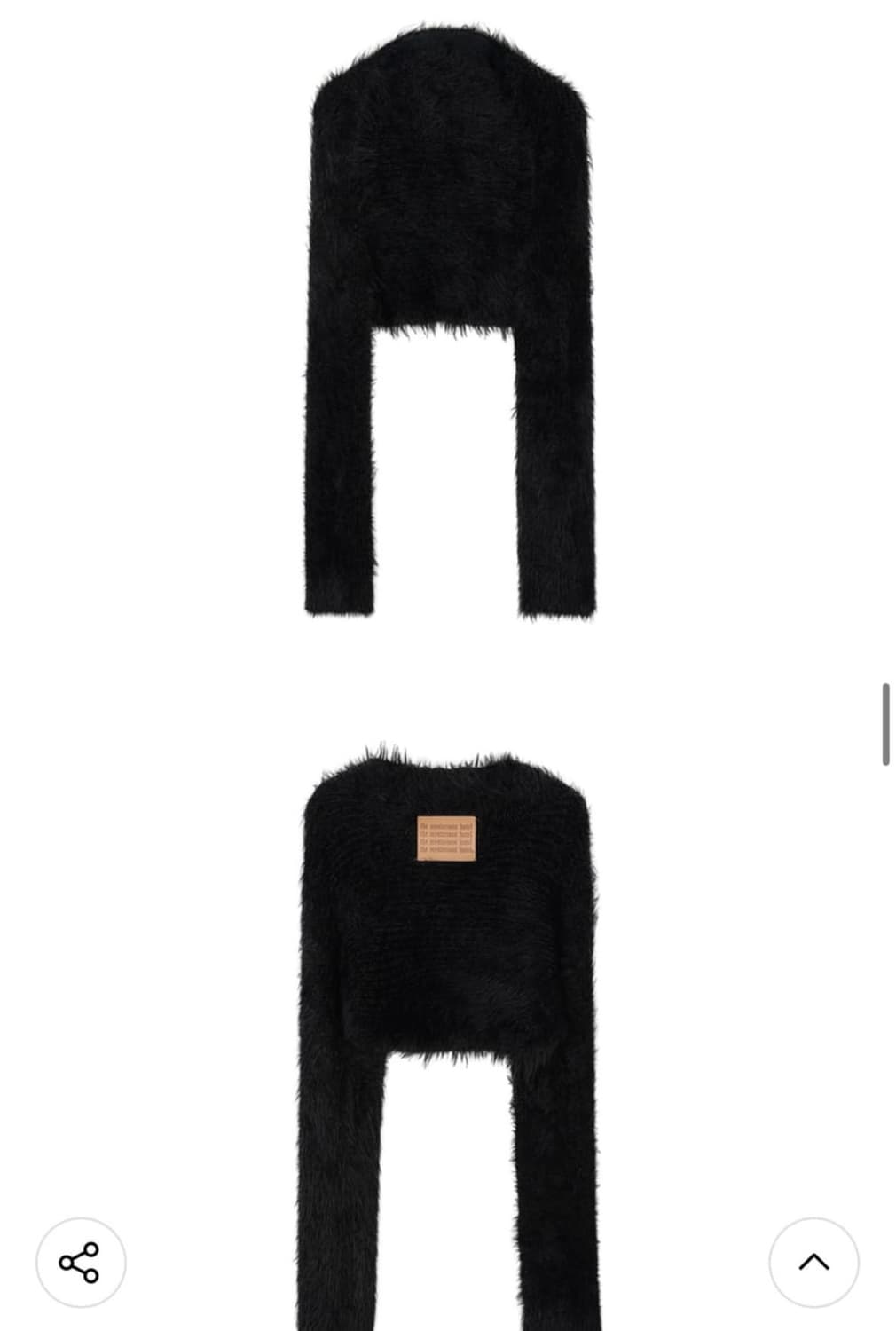 더미스테리어스호텔 퍼 볼레로 가디건 상품이미지3