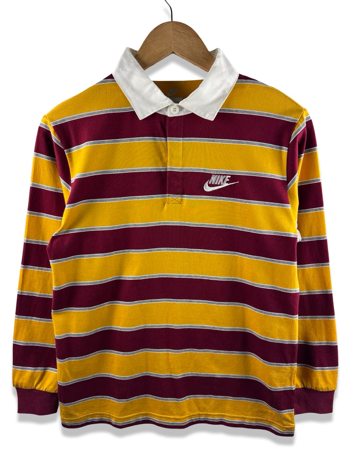 나이키 버건디 옐로우 럭비티셔츠2212 상품이미지1