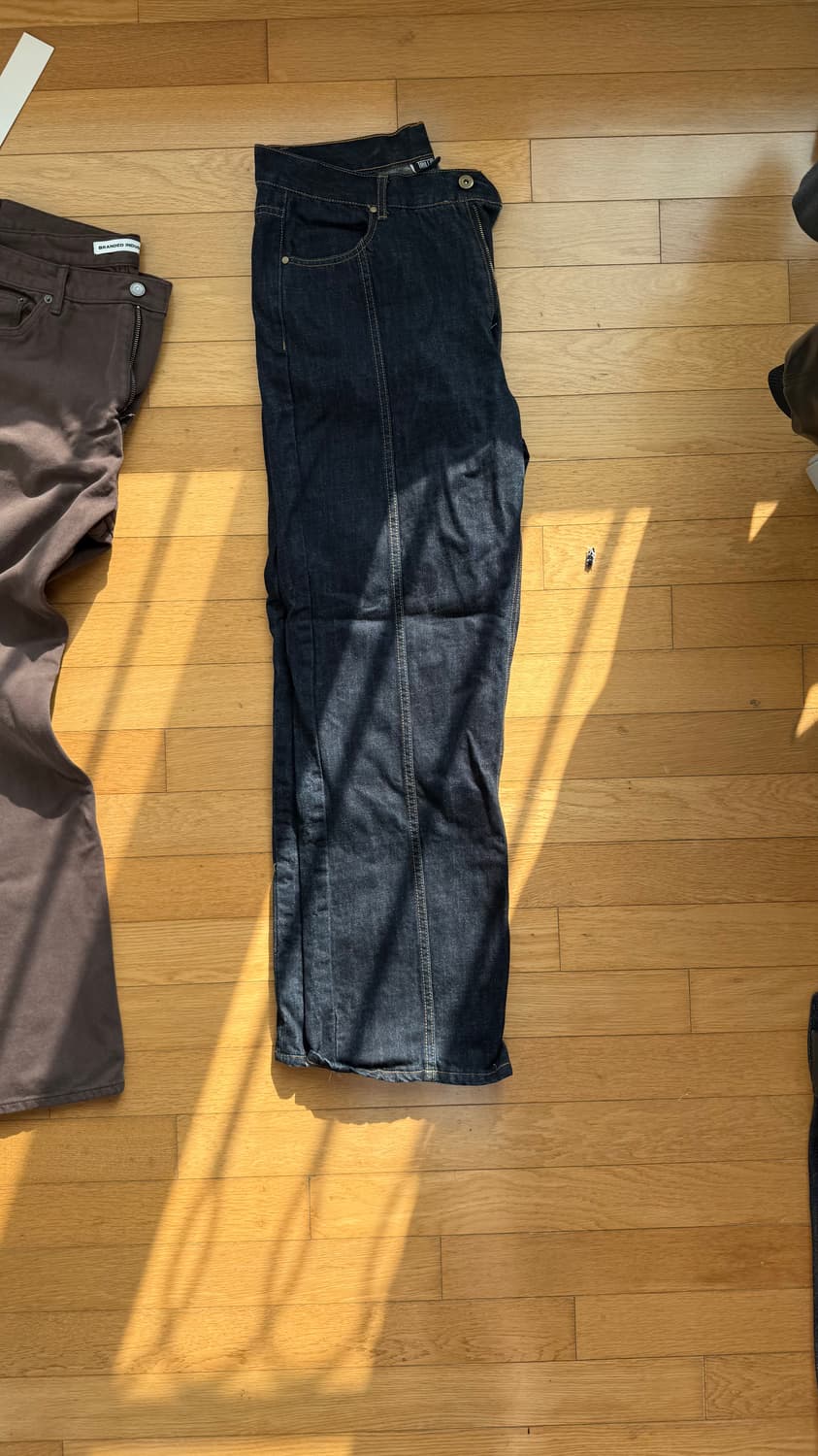 트릴리온 워싱 스티치 데님 팬츠 상품이미지1