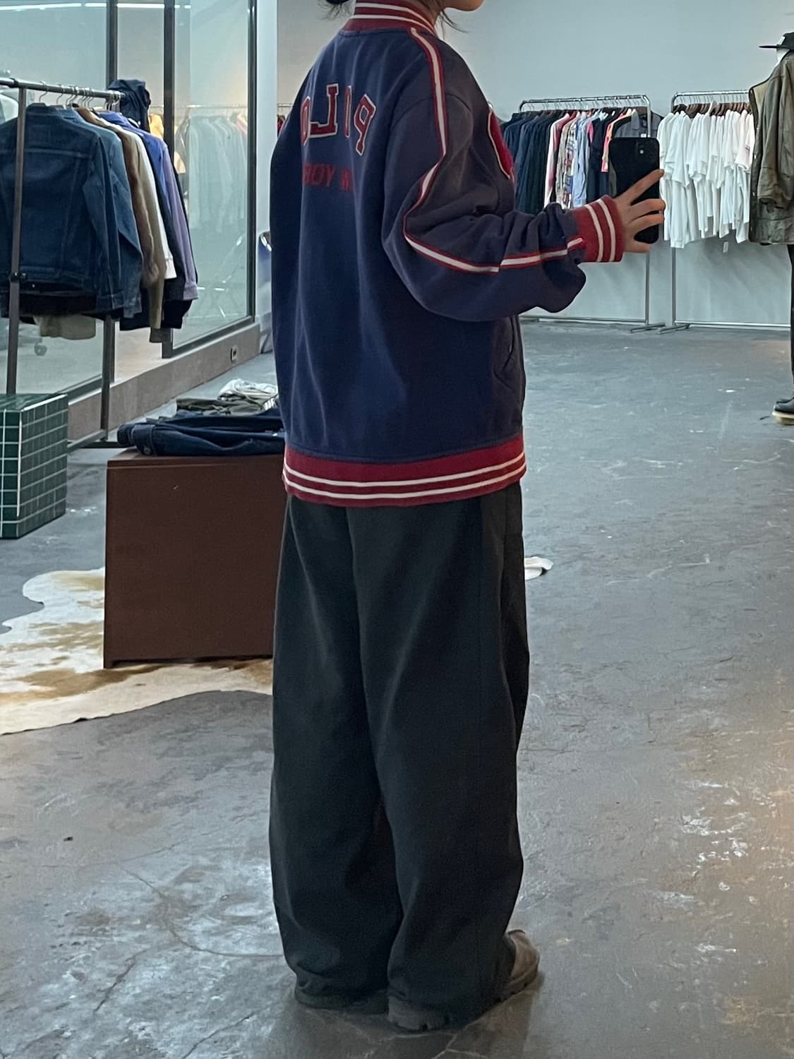 폴로 랄프로렌 P로고 바시티 자켓 H2071 상품이미지2