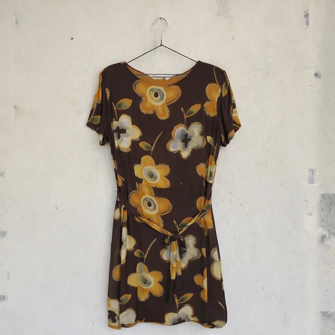 Brown Flower Dress 상품이미지2