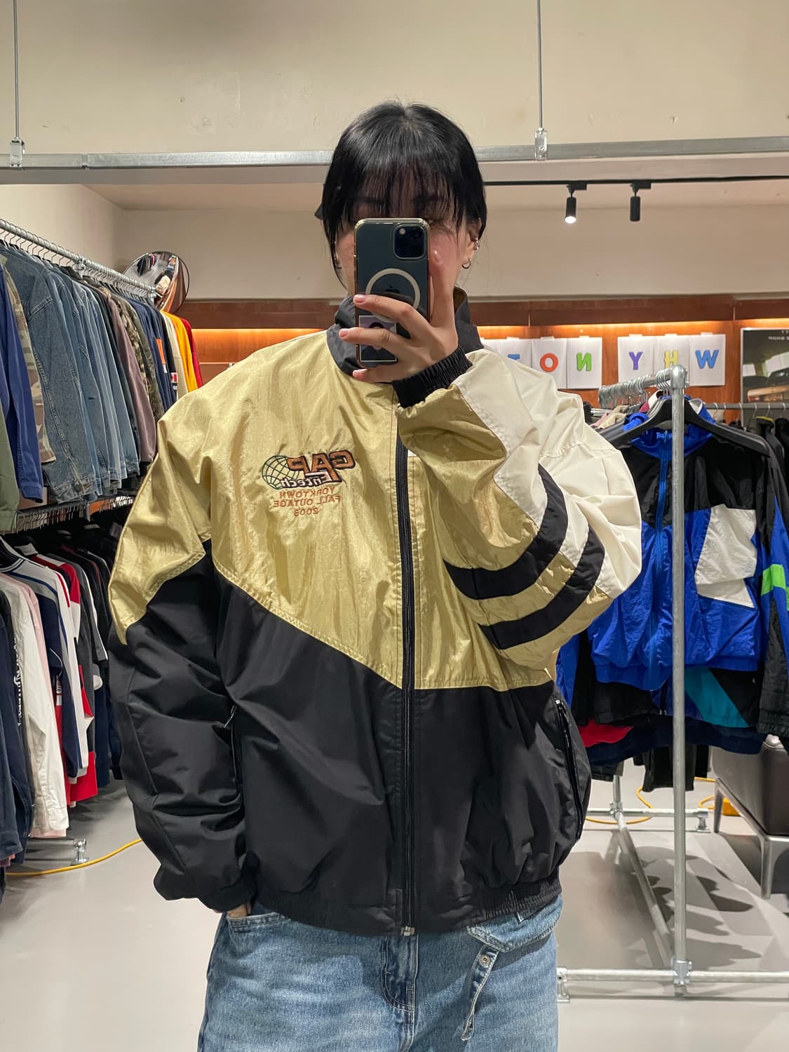 빈티지 올드스쿨 바람막이   상품이미지1