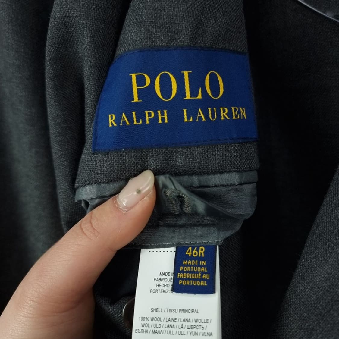 [폴로 랄프로렌] 투버튼 울 블레이저 자켓 그레이 M18793 상품이미지9