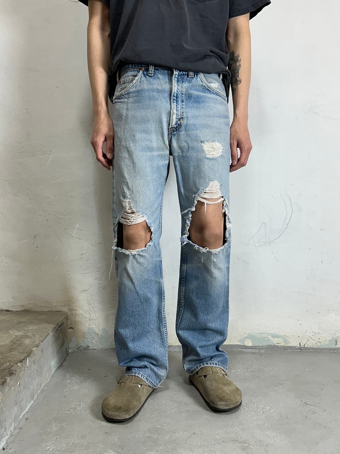 90's USA 빈티지 리바이스 517 오렌지탭 부츠컷 상품이미지3