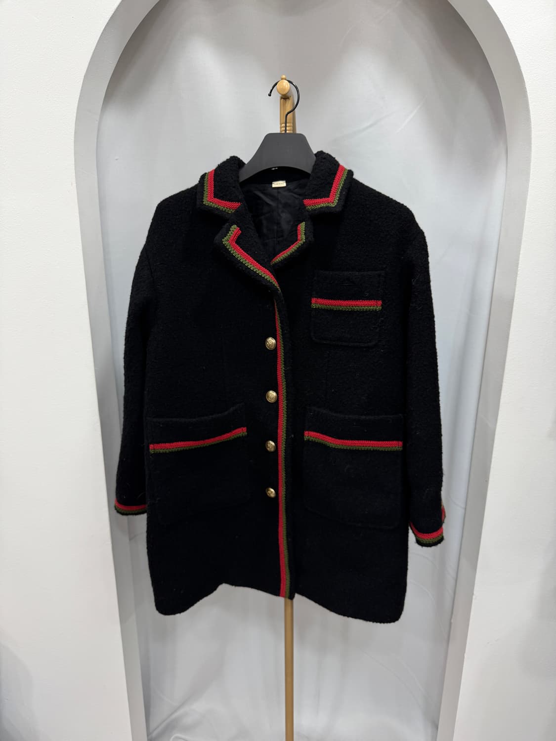 백화점판 구찌 트위드 코트 38사이즈  상품이미지1