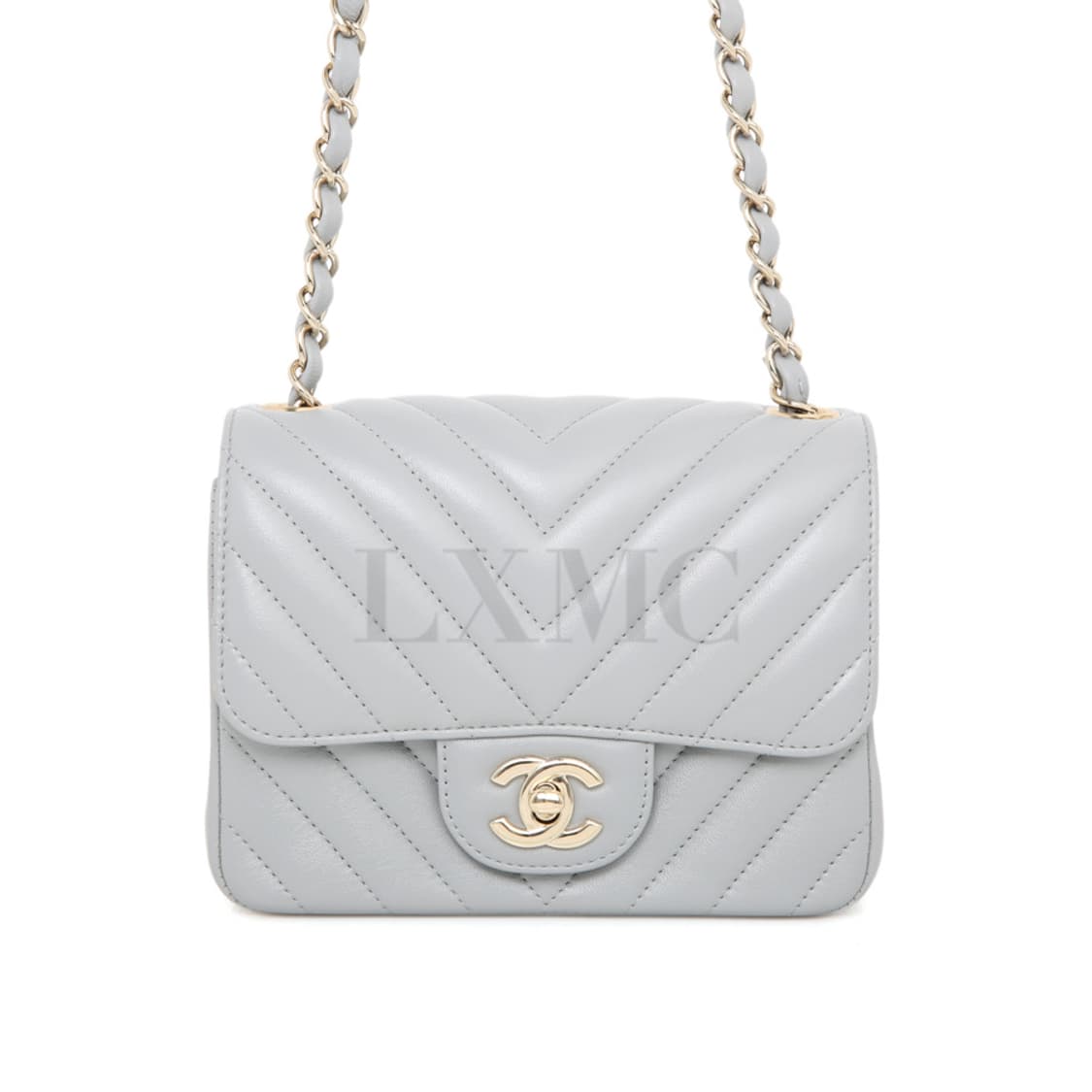 샤넬 쁘띠삭 쉐브론 미니크로스 램스킨 미니백 A35200 상품이미지1