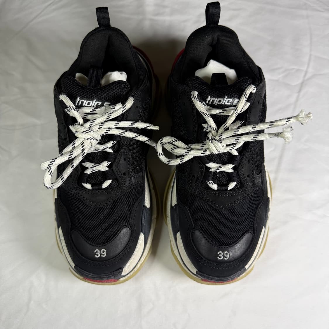 발렌시아가 트리플 S 스니커즈 블랙 상품이미지3