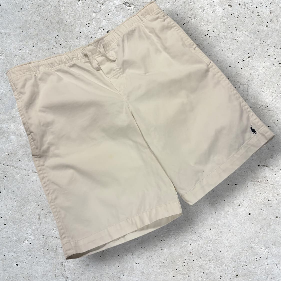 [XL] 폴로 랄프로렌 코튼 화이트 반바지 하프 팬츠 D414 상품이미지1