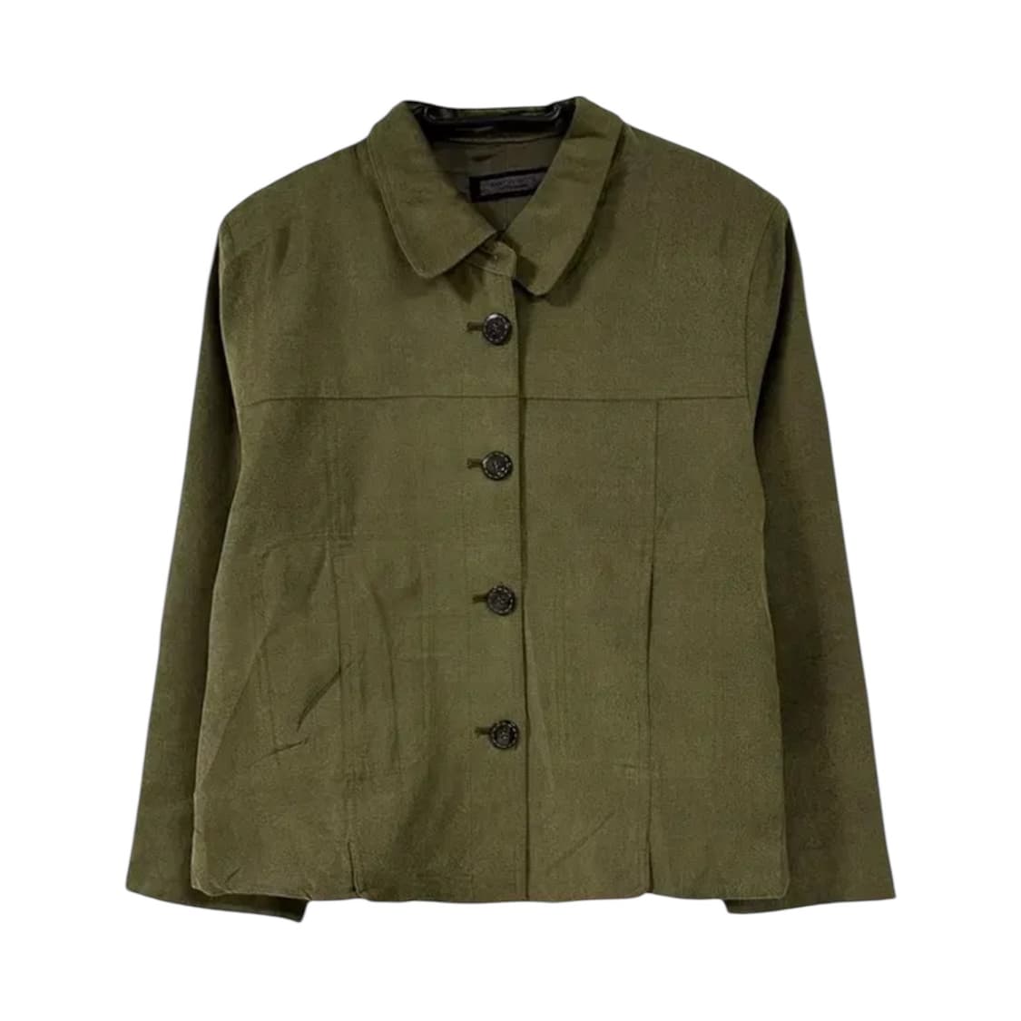 Khaki Buttoned Casual Jacket 상품이미지1