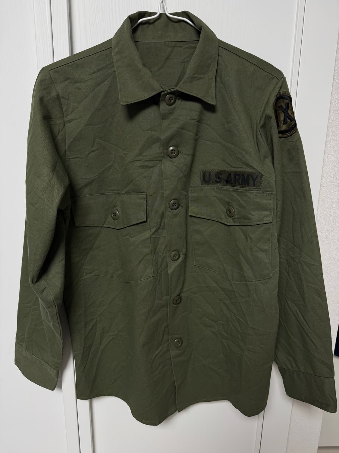 70년대 OG-507 미군 유틸리티 셔츠 상품이미지1
