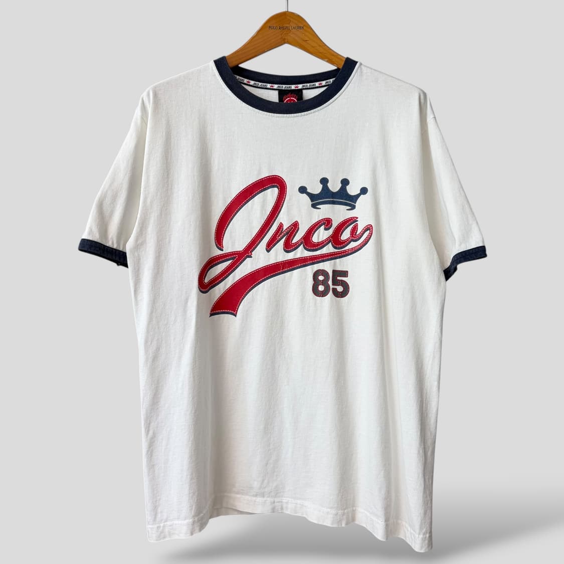 (L)90s JNCO 크라운 링거 반팔티셔츠 상품이미지1