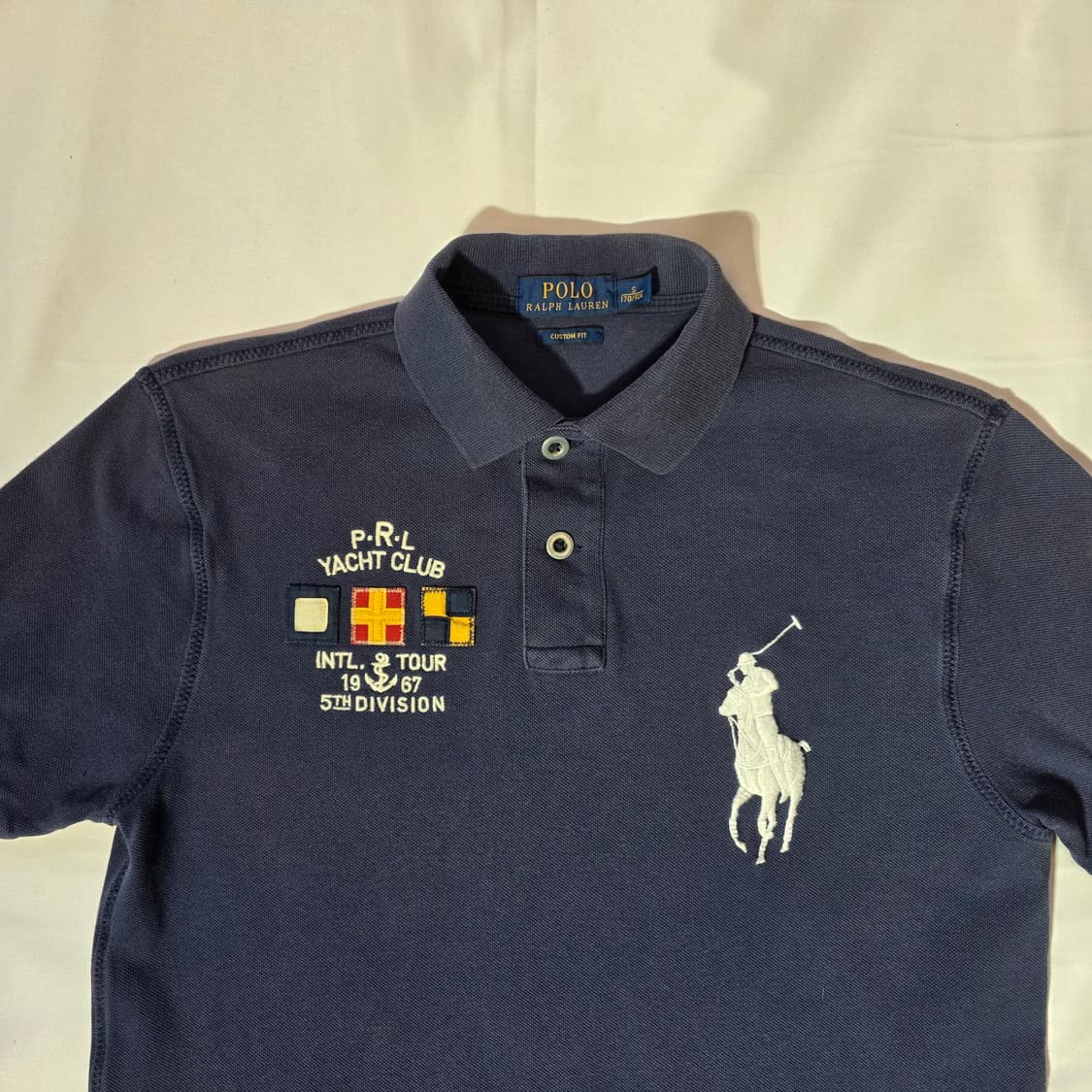 [S]폴로 랄프로렌 빅포니 요트클럽 커스텀핏 카라 반팔 상품이미지3