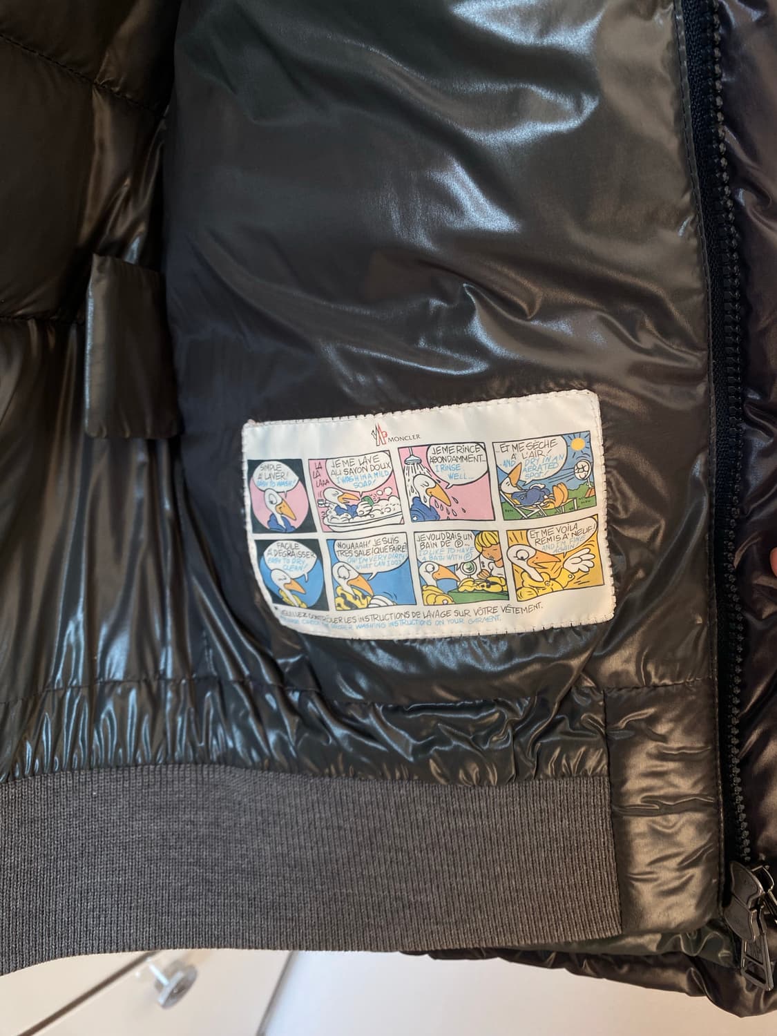 몽클레어 키즈 패딩 152 짙은 네이비 상품이미지2