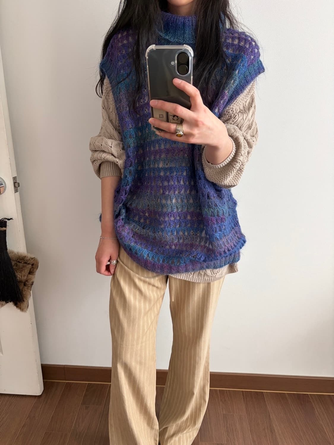 turtleneck knit vest 상품이미지4