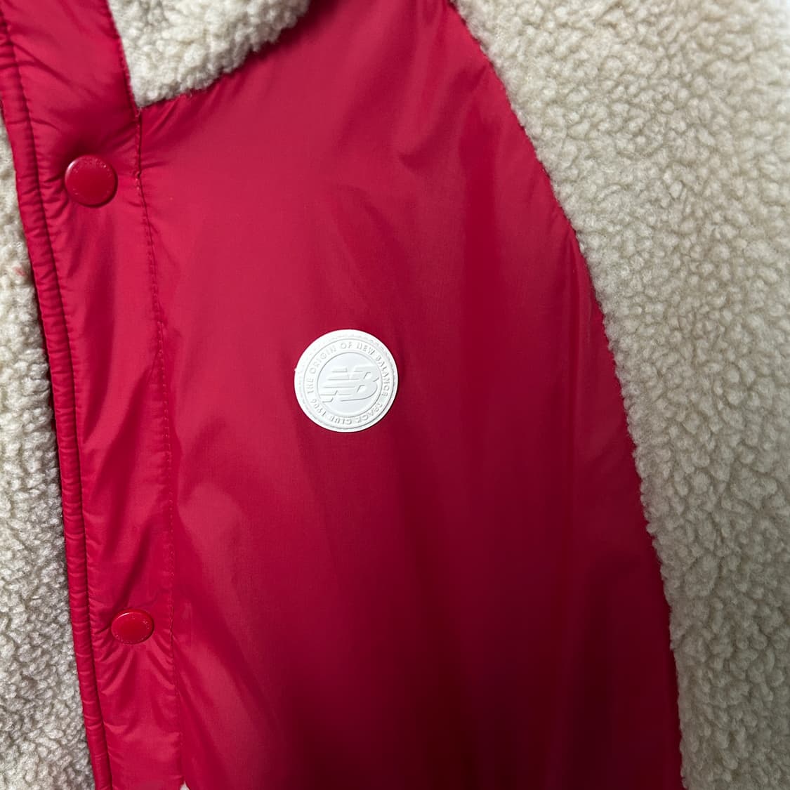 뉴발란스 N플립 벤치 코트 레드 (새상품) 상품이미지4