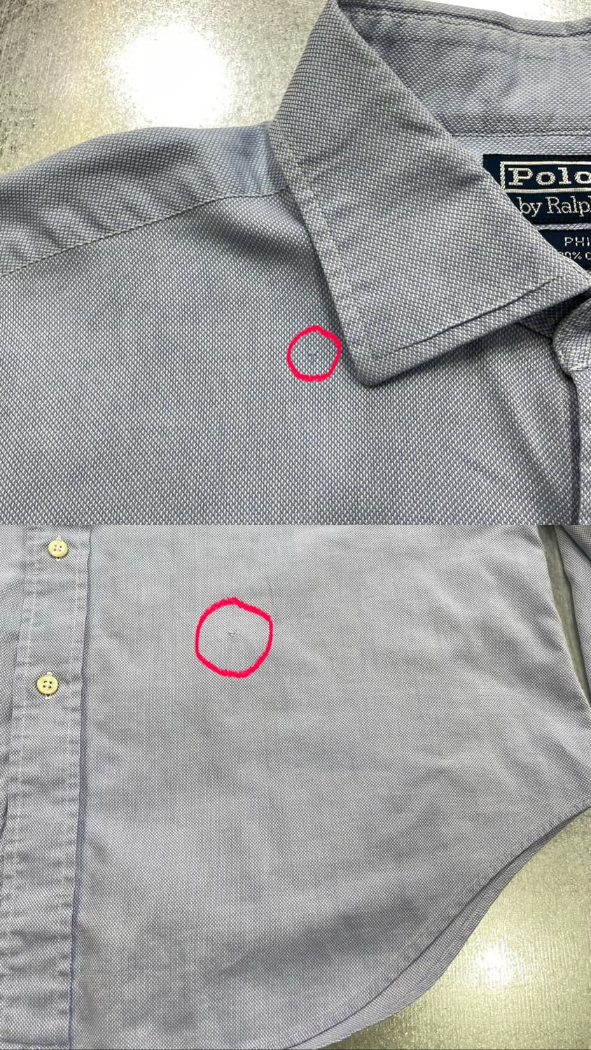 (16 1/2) POLO 폴로 랄프로렌 솔리드 셔츠 드레스셔츠 필립 상품이미지10