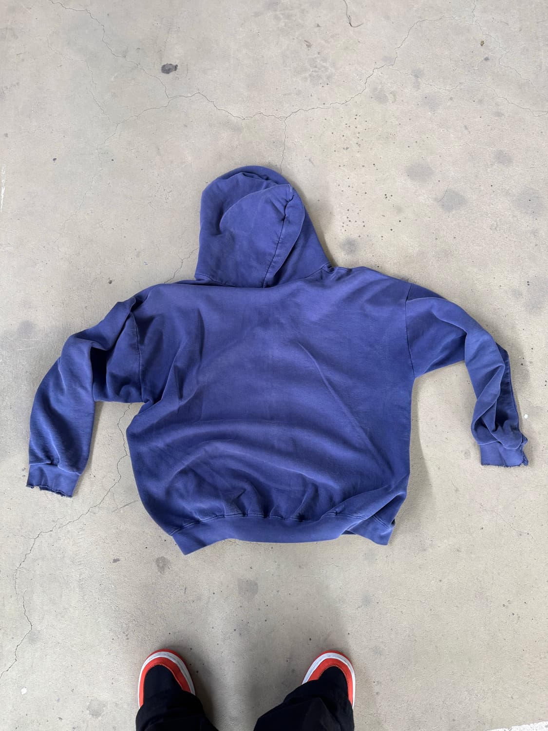 빈티지 디스트레스드 후드 집업 L 상품이미지5