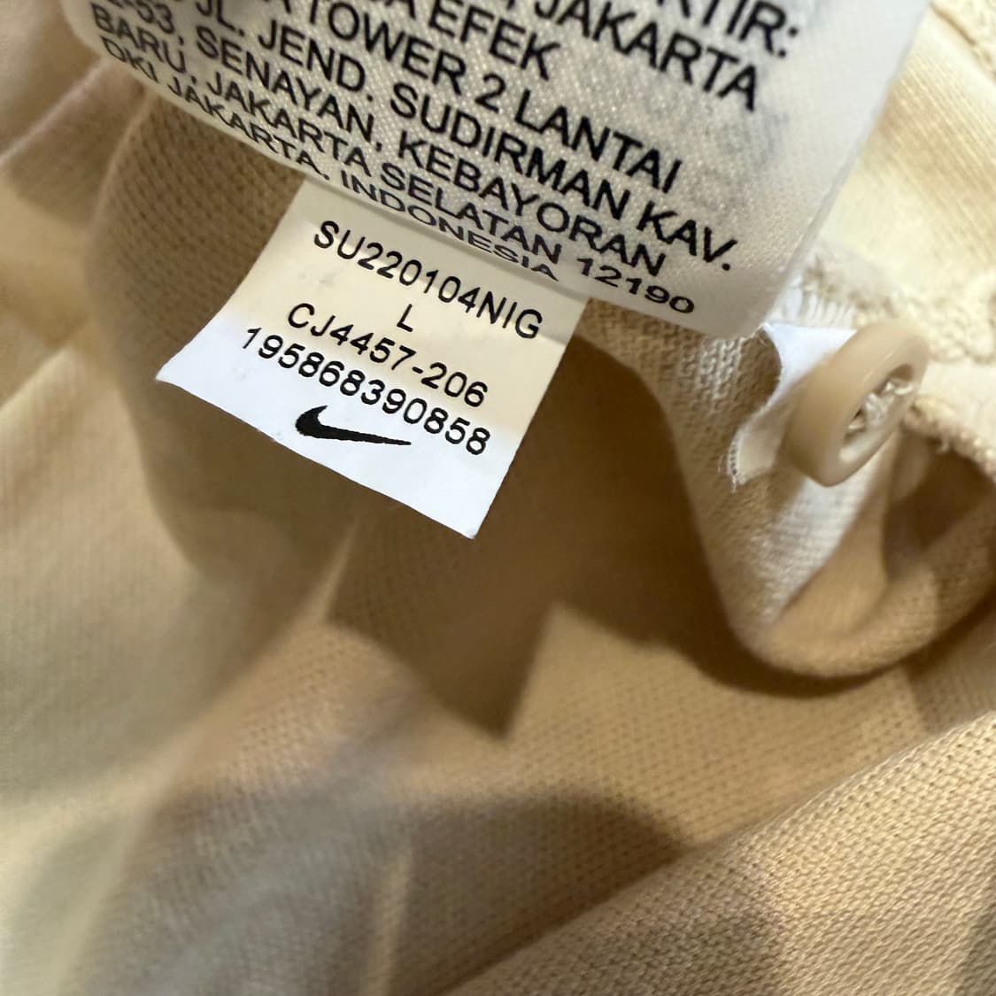 Nike 베이지 폴로 반팔 카라티 상품이미지4