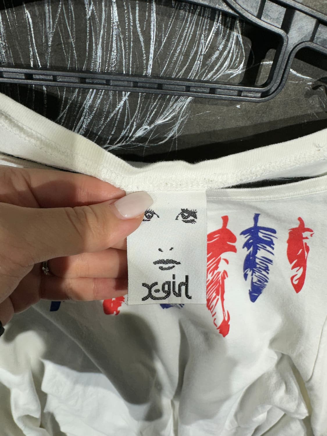 Jpn 일본 빈티지 고딕 펑크 프린팅 롱슬리브 M 상품이미지7