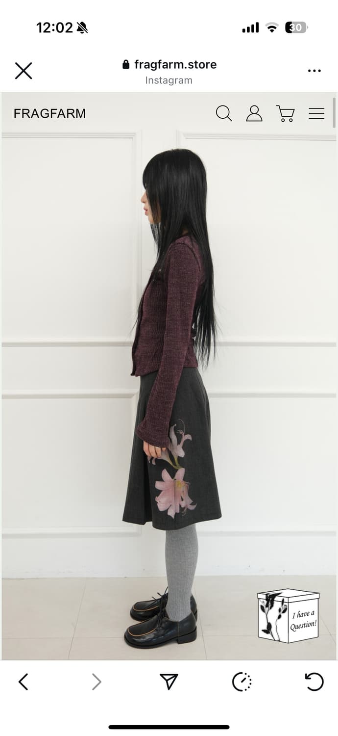 Fragfarm Magic Lily Midi Skirt 상품이미지3