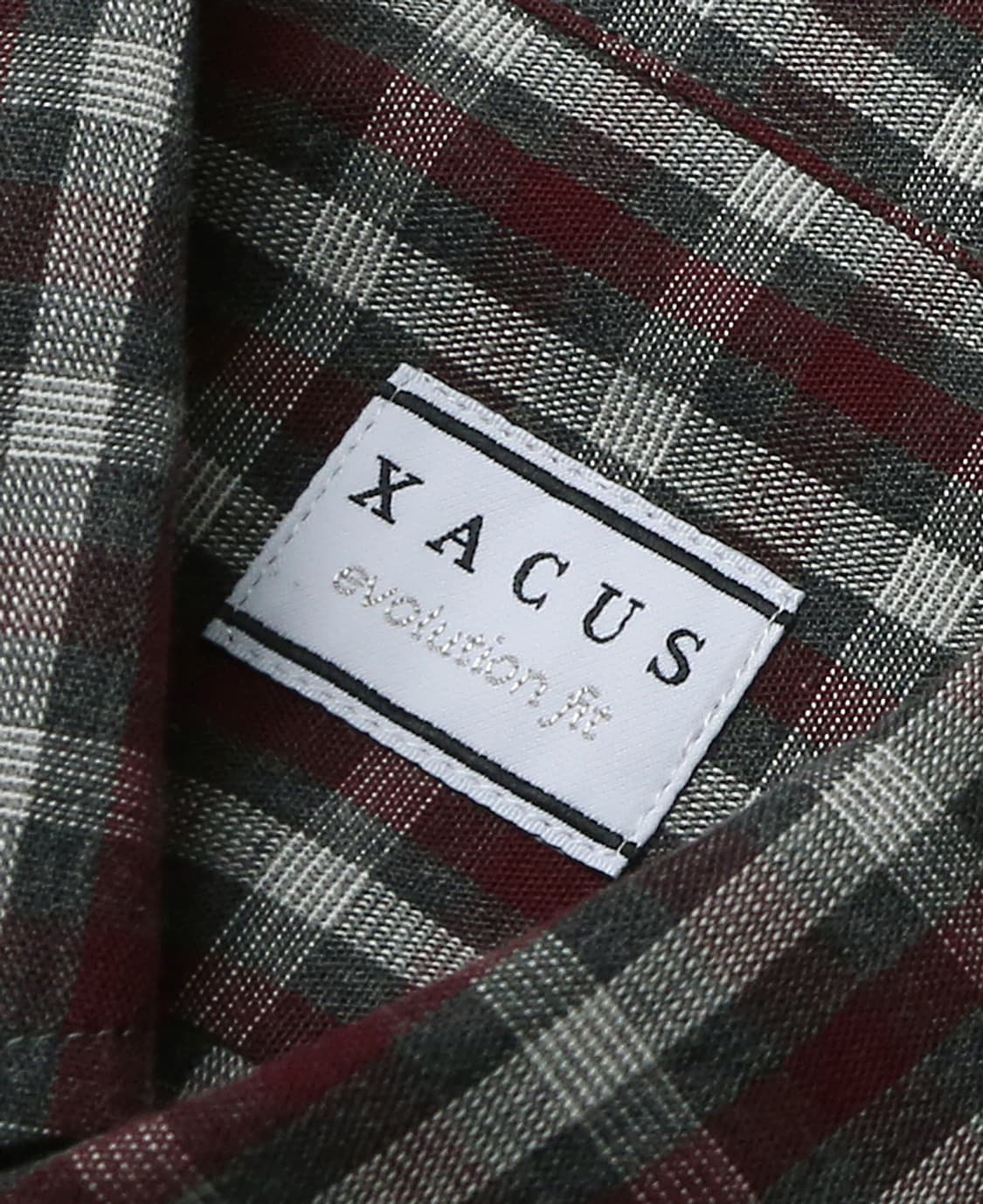 자쿠스 [Xacus] 코튼 실크 럭셔리 체크 에볼루션 핏 버튼 다운 셔츠 상품이미지5