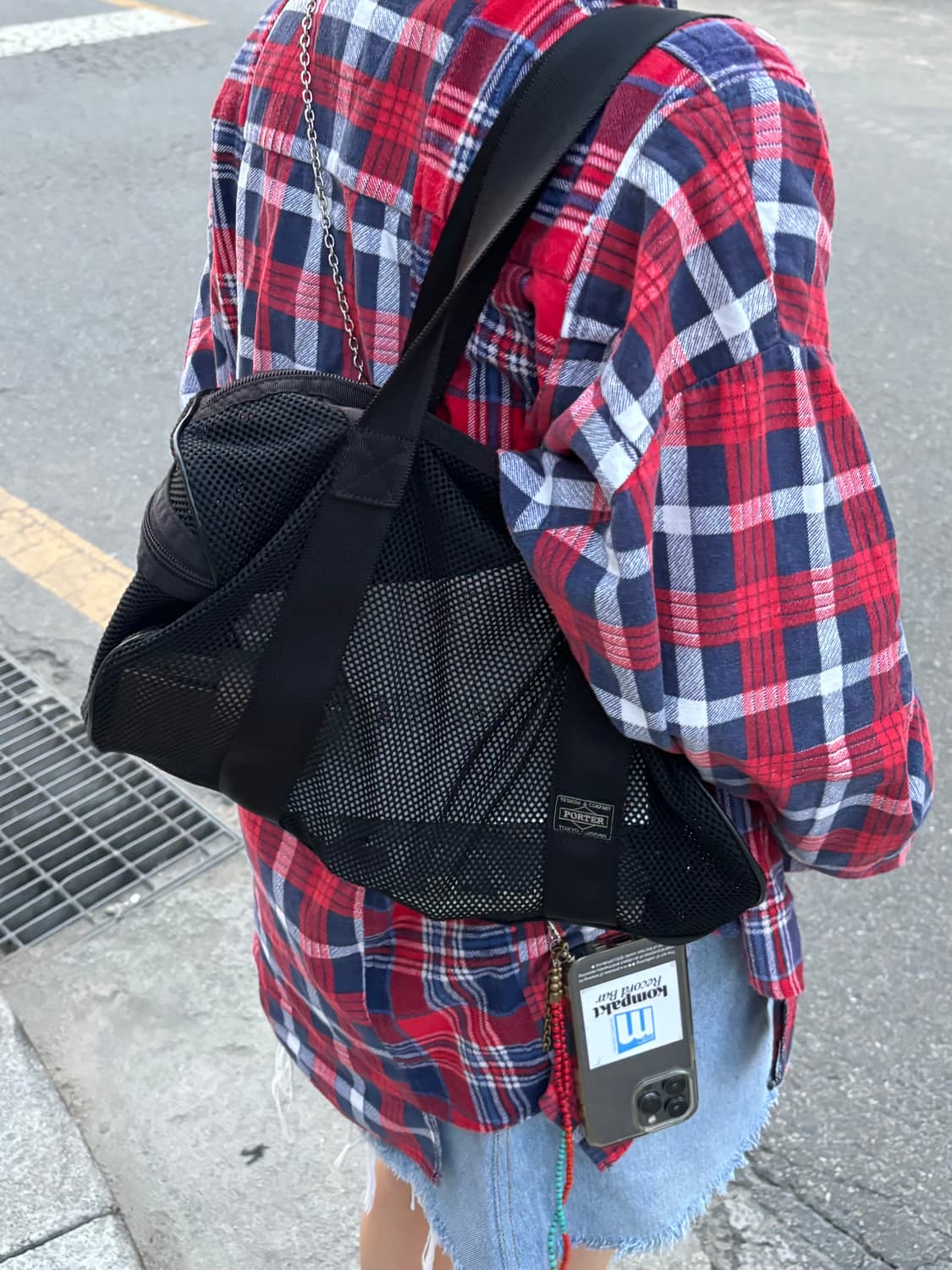 PORTER-MESH BOSTON BAG(Black) 상품이미지1