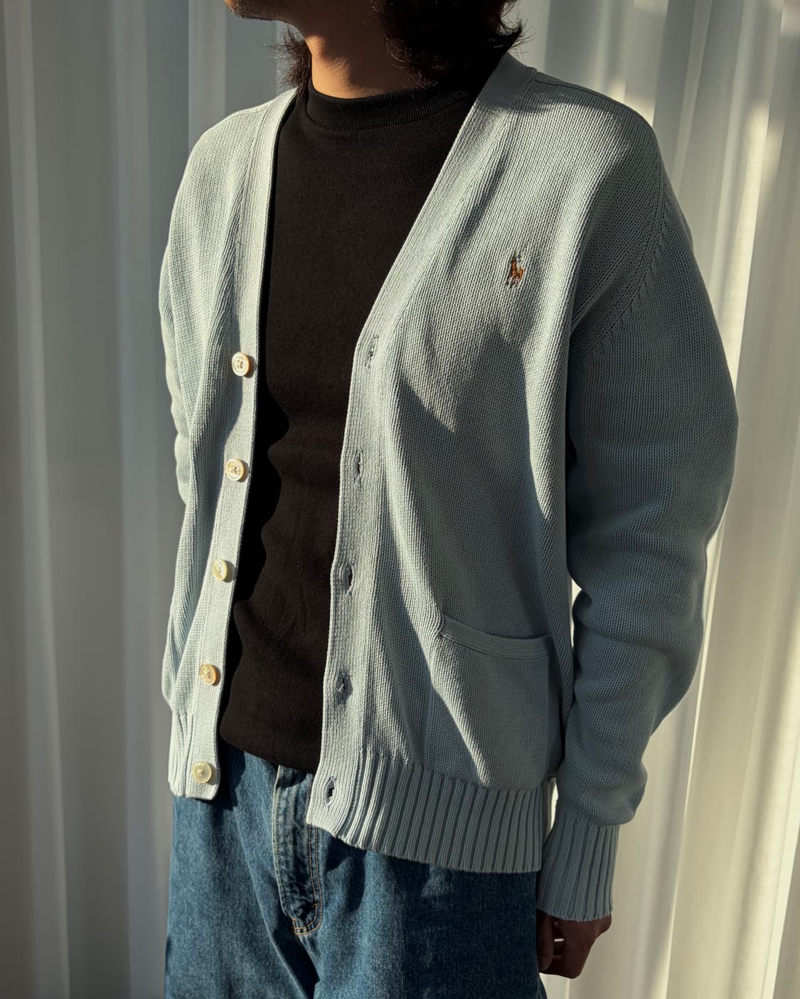 [M]폴로 랄프로렌 90s 코튼 니트 가디건 상품이미지2