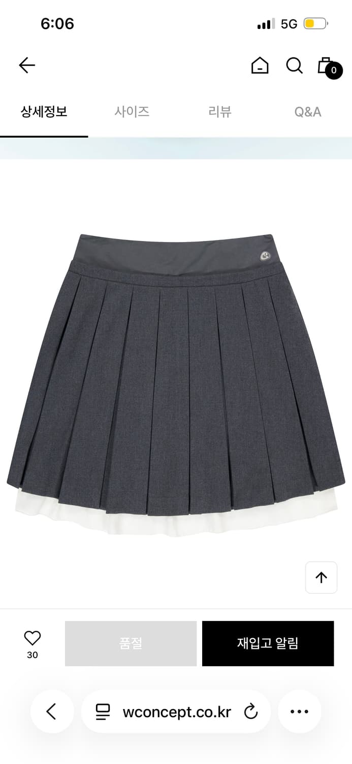 코이세이오 더블 플리츠 스커트 상품이미지1