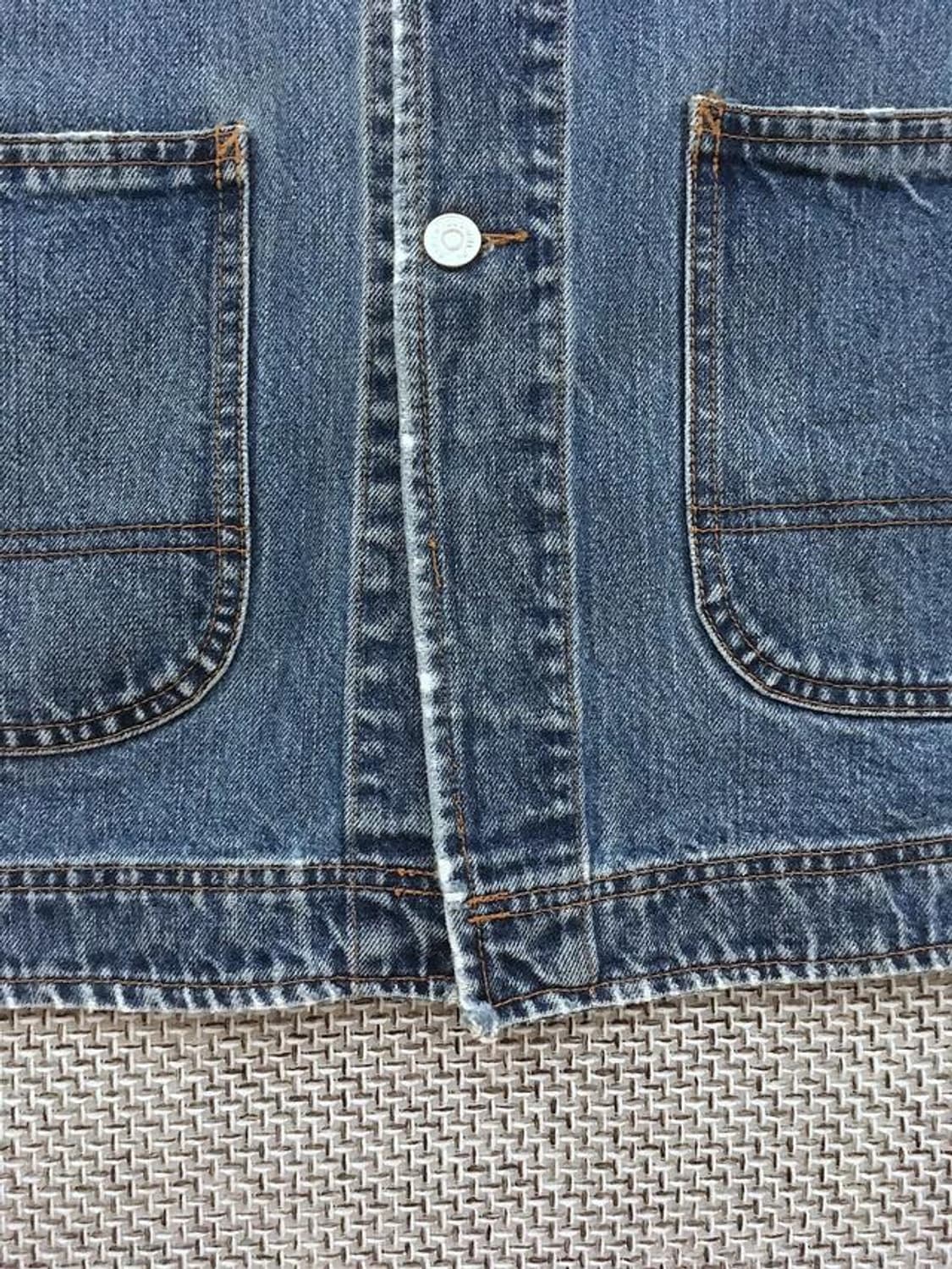 Original washed denim chore jackets 상품이미지7