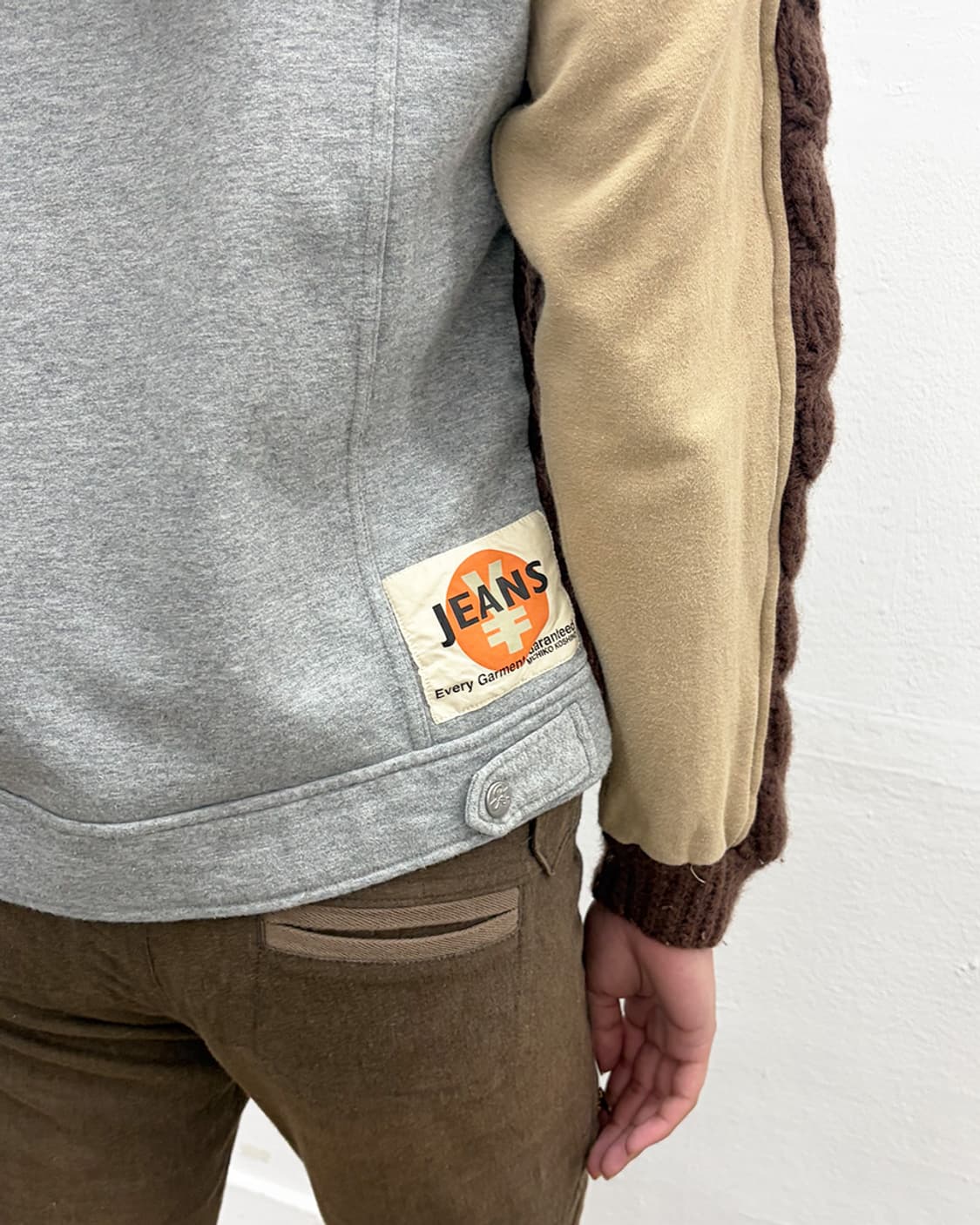 미치코 코시노 YENJEANS 패치워크 후드 집업 상품이미지5