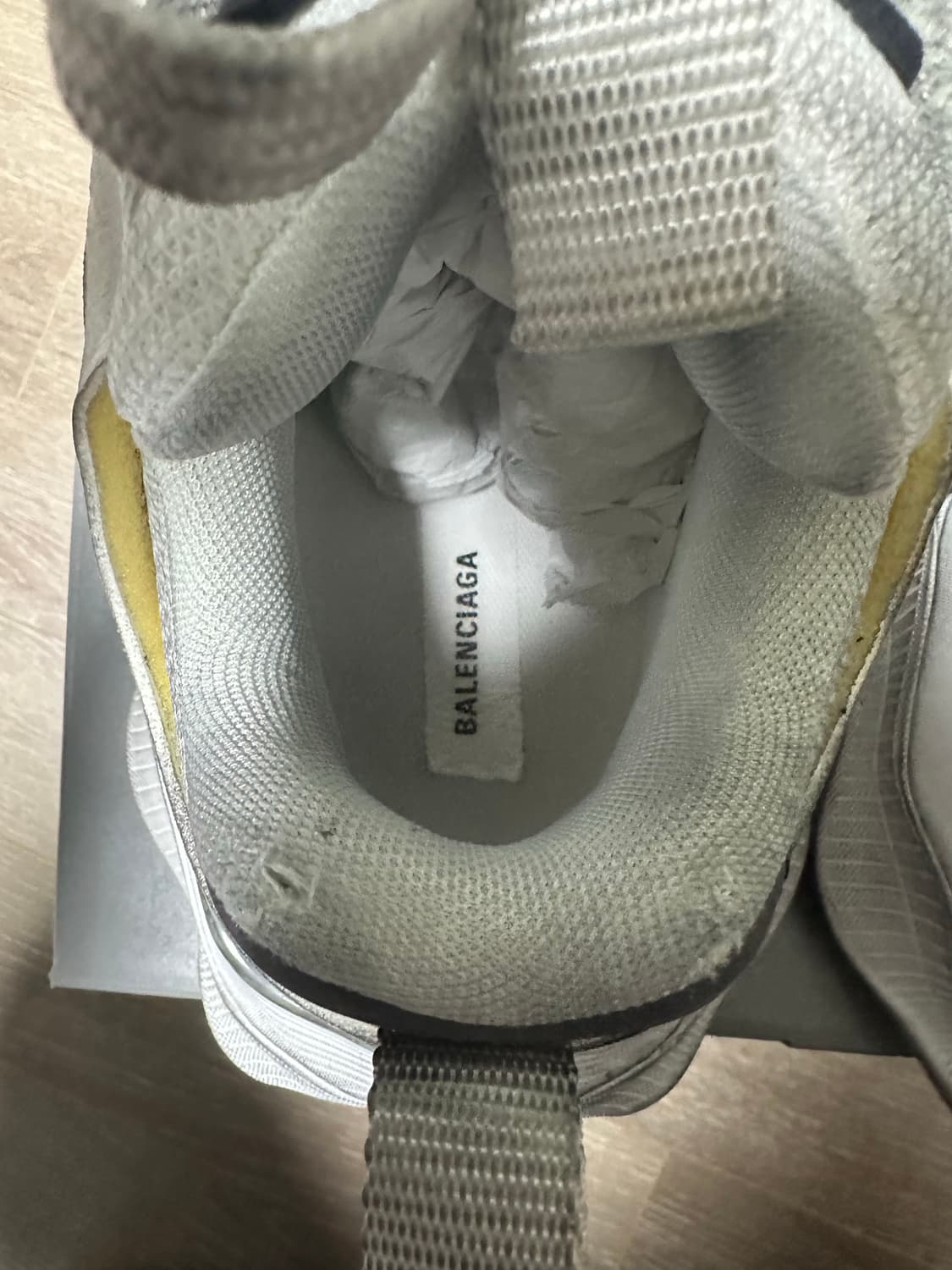 [42] 발렌시아가 카고 스니커즈 화이트 그레이 상품이미지7