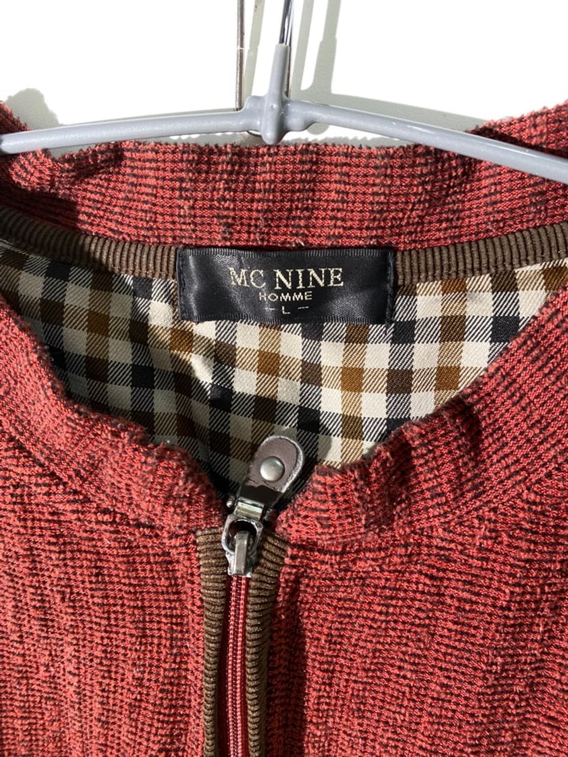 mc nine 반집업 니트 상품이미지3