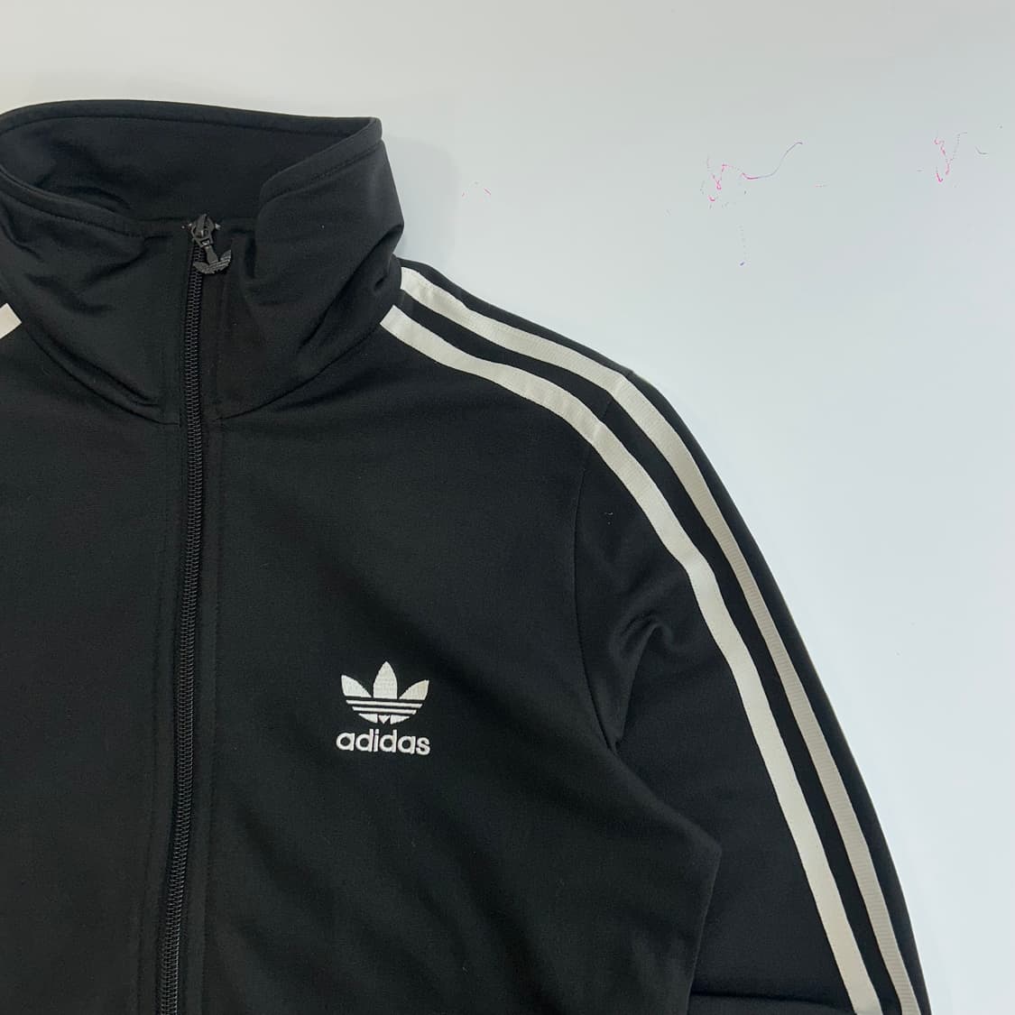 Adidas 아디다스 백 파이어로고 블랙 트랙탑 상품이미지4