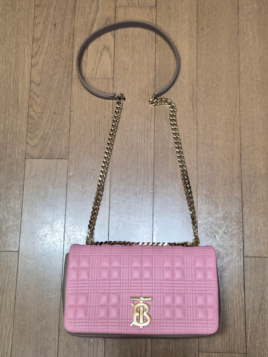 (정품) 버버리 롤라백 핑크 스몰 (명품 여자 가방 크로스백 숄더백) 상품이미지2